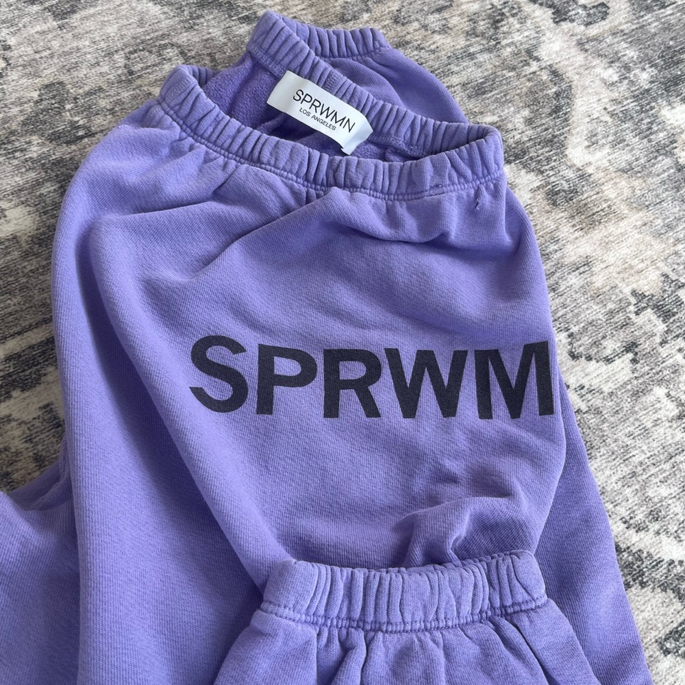 SPRWNM Purple Sweatpants